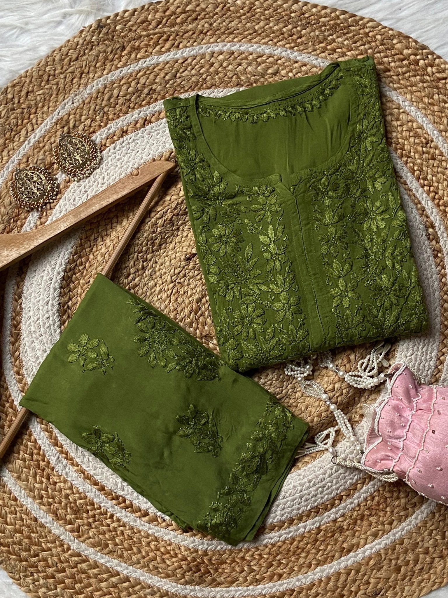 Demanding RayonTone to tone Plazzo Combo - chikankariofficial