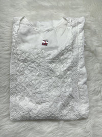 Designer Mul Short Top - chikankariofficial