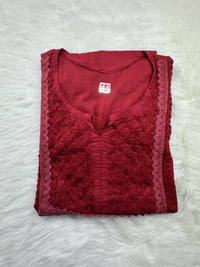 Designer Mul Short Top - chikankariofficial