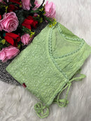 Dobby Cotton Angrakha Handworked Bhawna special - chikankariofficial