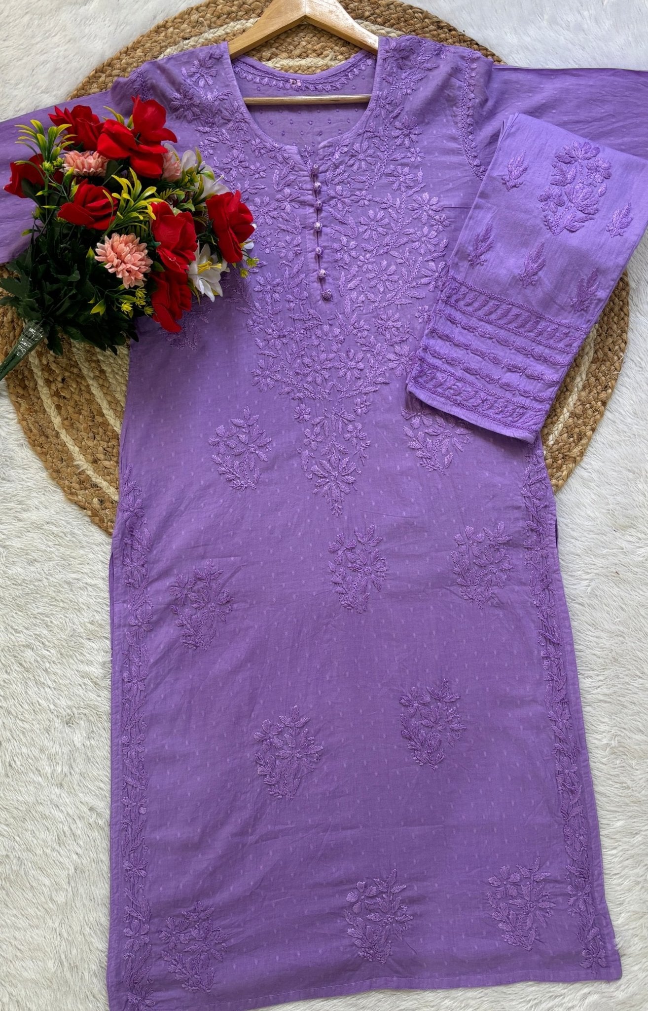 Dobby Cotton Co - ord Sets - chikankariofficial