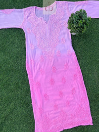 Double Shades Modal Kurtas - chikankariofficial