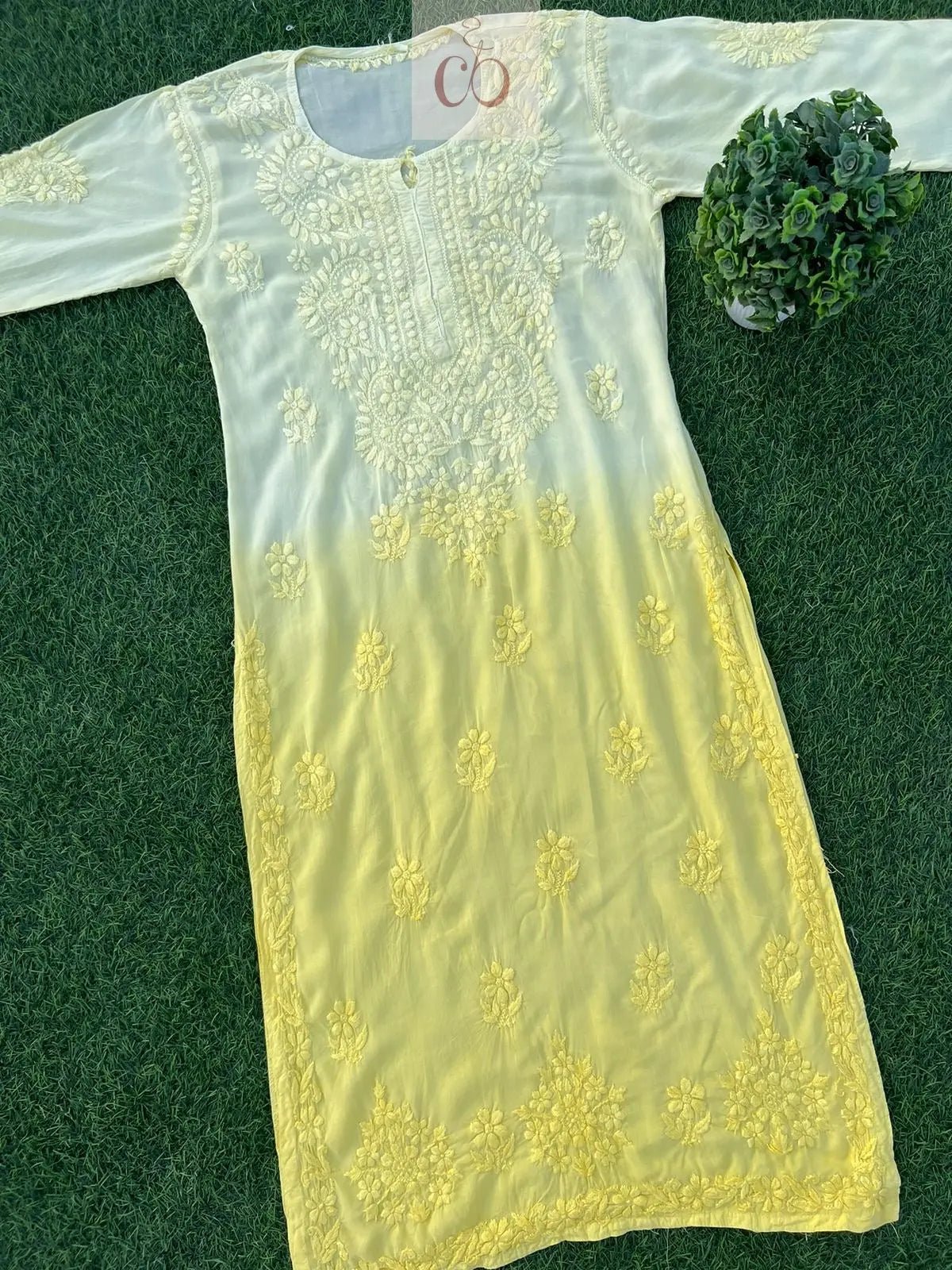 Double Shades Modal Kurtas - chikankariofficial