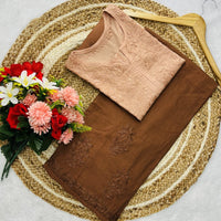 Dual Shaded Cotton plazzo Expert Edition - chikankariofficial