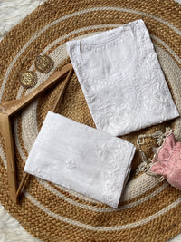 Dyed Gharara Short Cotton Combo - chikankariofficial