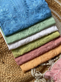 Dyed Gharara Short Cotton Combo - chikankariofficial