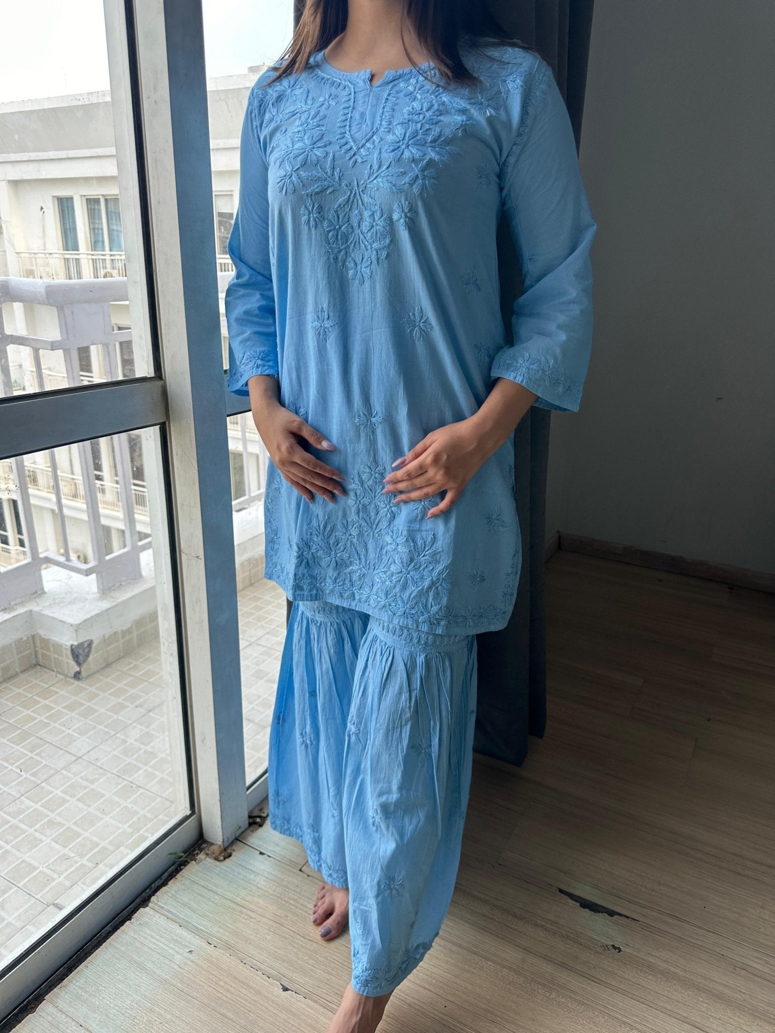 Dyed Gharara Short Cotton Combo