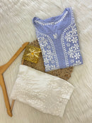 Elegant Modal Soft chikankari kurta - chikankariofficial