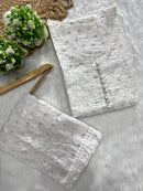 Exclusive chanderi A New Concept In chanderi kurti with Palazzo Roshni Special - chikankariofficial