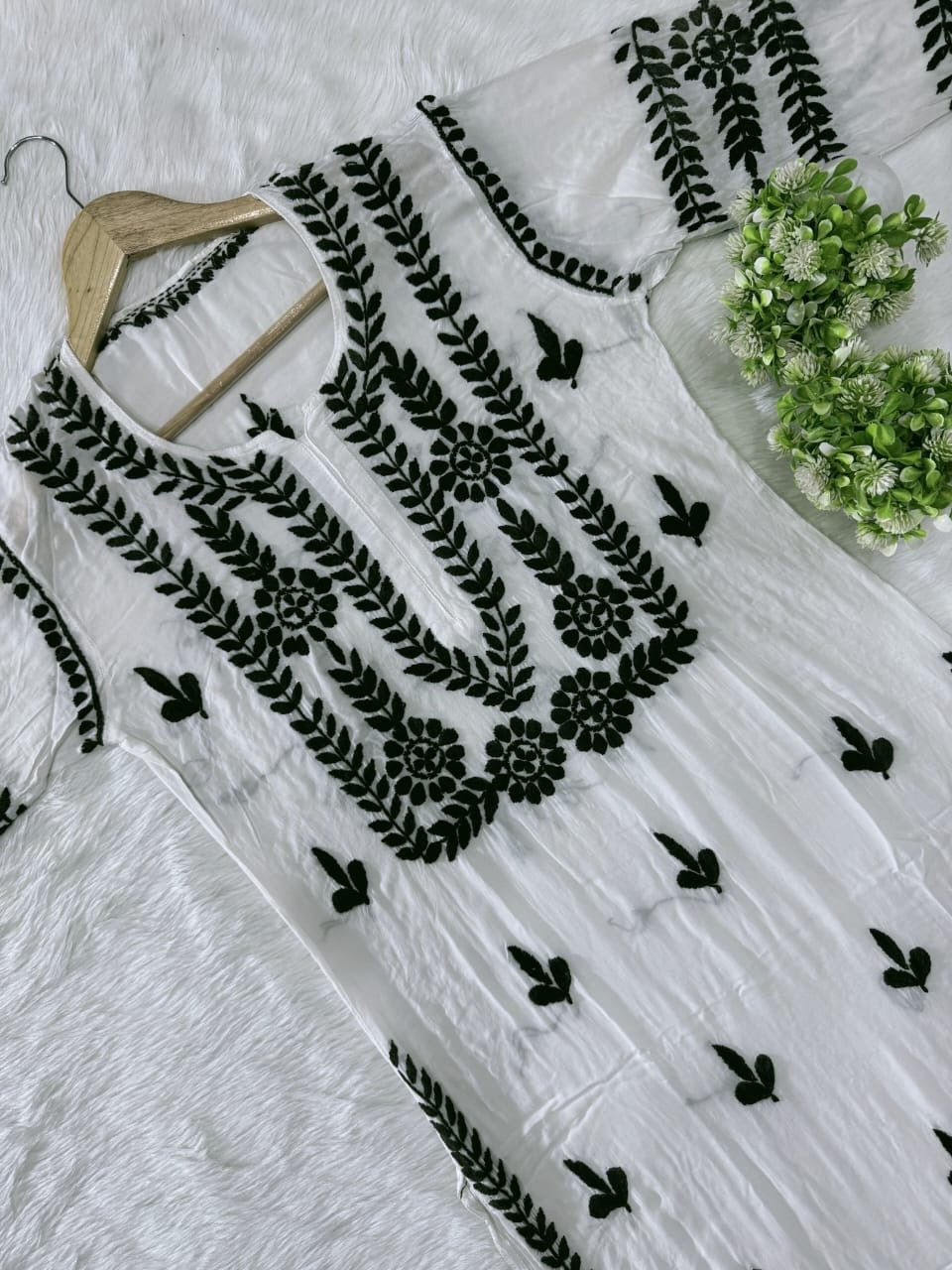 Exclusive Chikankari B&W Combo - chikankariofficial