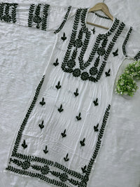 Exclusive Chikankari B&W Combo - chikankariofficial