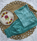 Exclusive Dobby Cotton ombre short Afghani Pair - chikankariofficial