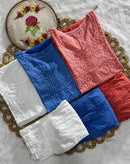 Exclusive Dobby Cotton ombre short Afghani Pair - chikankariofficial