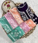 Exclusive DOBBY Nyra Cut kurti & pant in a combination of matching Set - chikankariofficial
