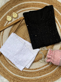 Exclusive Light weight Butter soft dyed Chanderi kurti - chikankariofficial