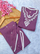 Exclusive Modal Dhoti Set - chikankariofficial