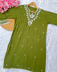 Exclusive Modal Dhoti Set - chikankariofficial