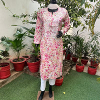 Exclusive Mul print Latest kurta - chikankariofficial