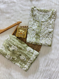 Exclusive Slub Modal Set with Heavy Handcrafted - chikankariofficial