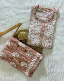 Exclusive Slub Modal Set with Heavy Handcrafted - chikankariofficial