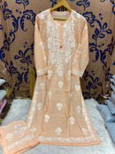 Fancy Chanderi Silk Combo - chikankariofficial