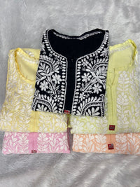 Fancy Chanderi Silk Combo - chikankariofficial