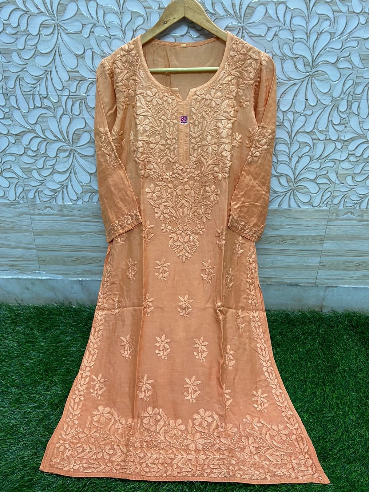 Fancy Daman 3d Pure Sikly Kurtis - chikankariofficial