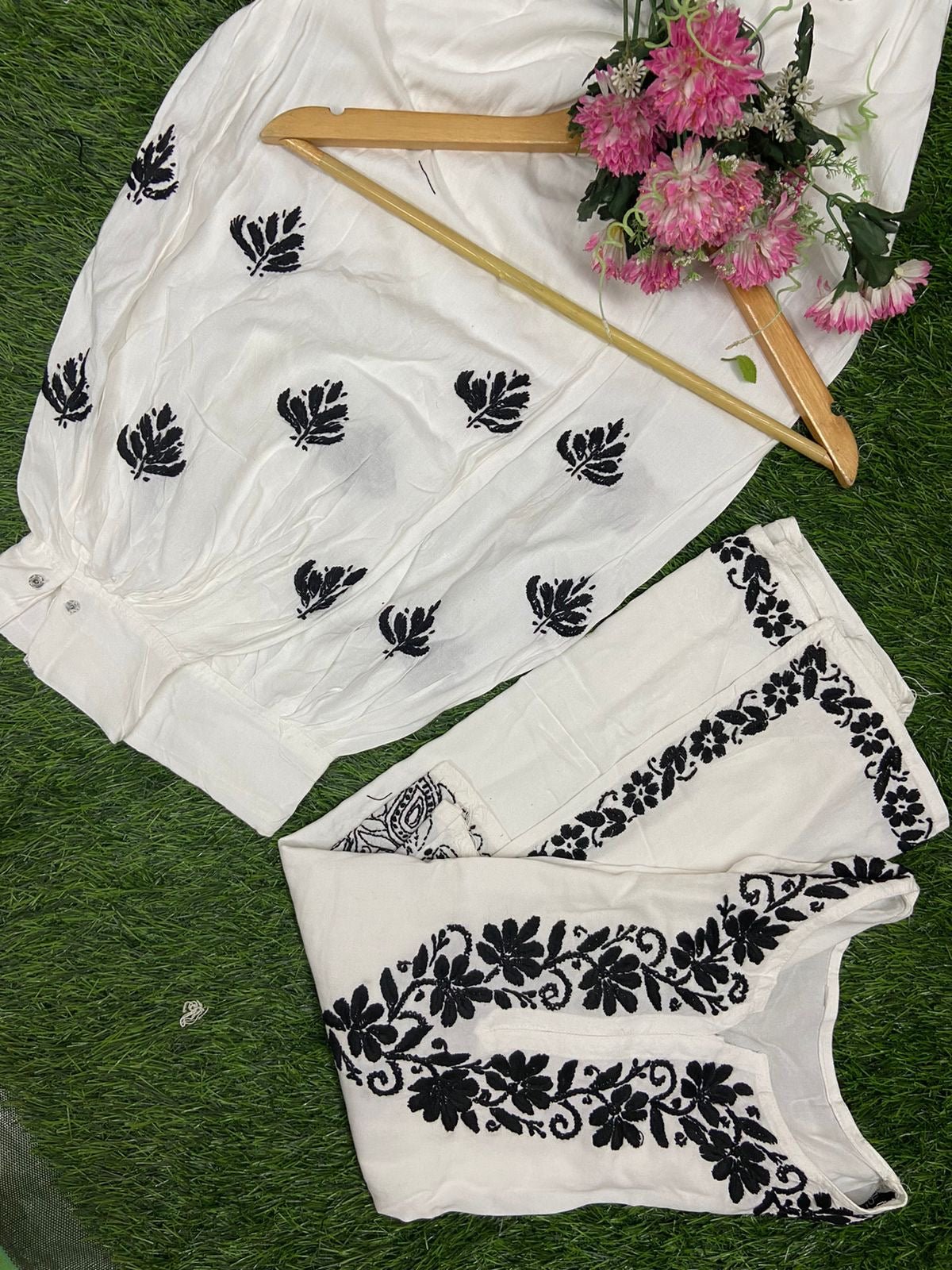 Fancy Item kurti Afgani Set - chikankariofficial