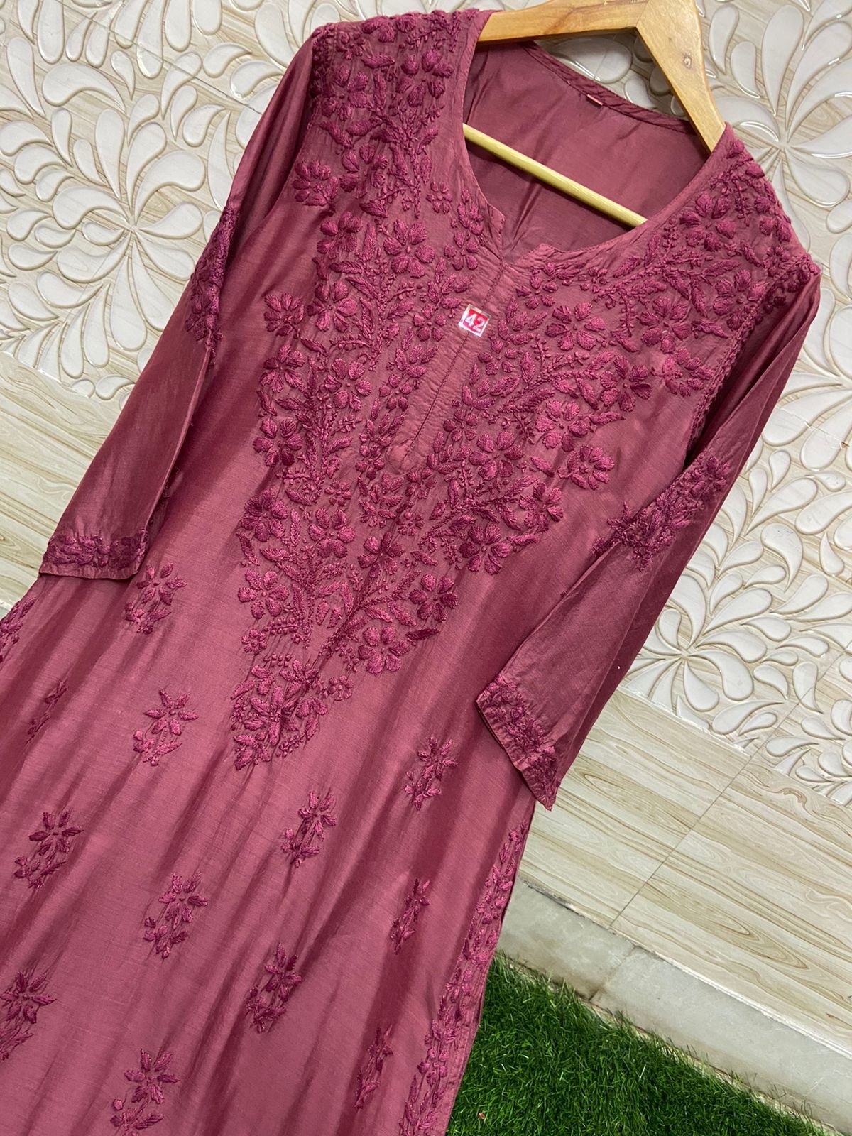 Fancy Luxurious Masleen Kurti - chikankariofficial