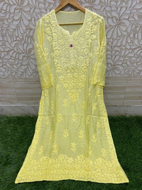 Fancy Luxurious Masleen Kurti - chikankariofficial