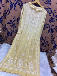 Fancy Musleen pure 3D silk - chikankariofficial