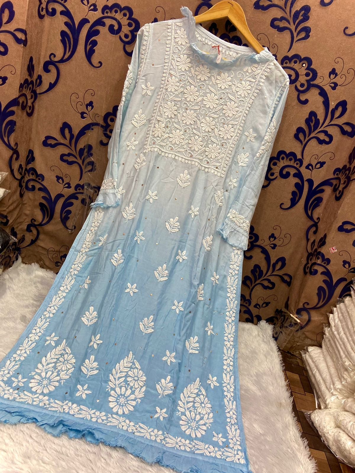 Fancy Musleen pure 3D silk