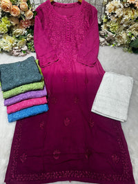 Fancy Rayon Gala Buti - chikankariofficial