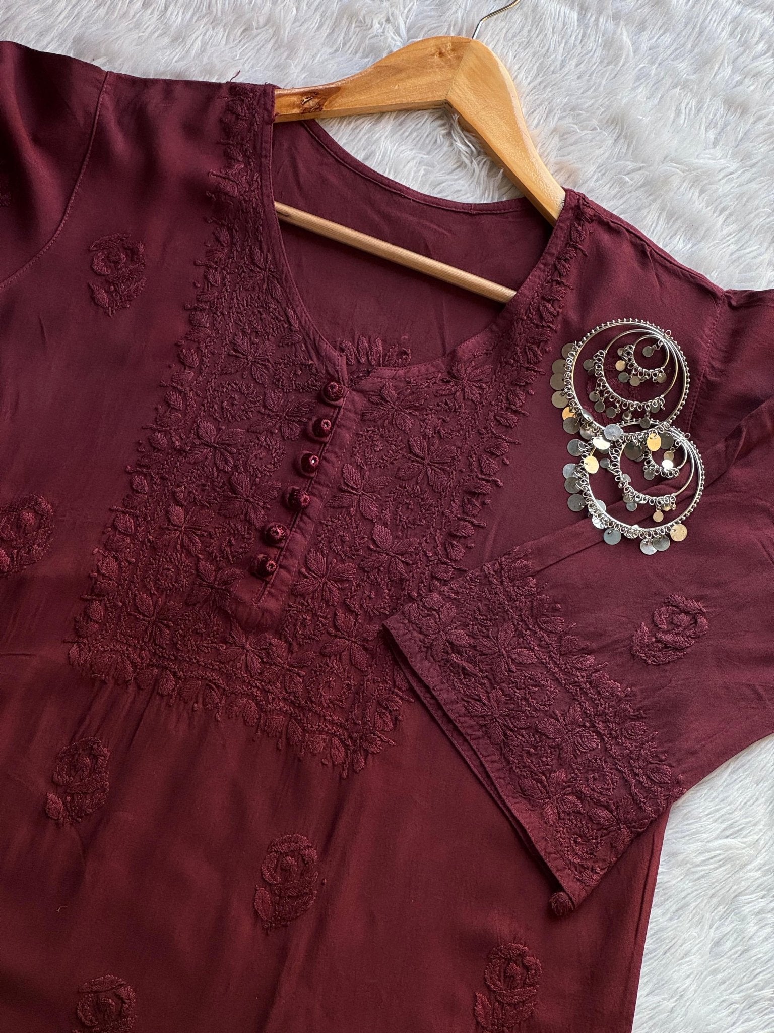 Fancy Rayon Short Top - chikankariofficial