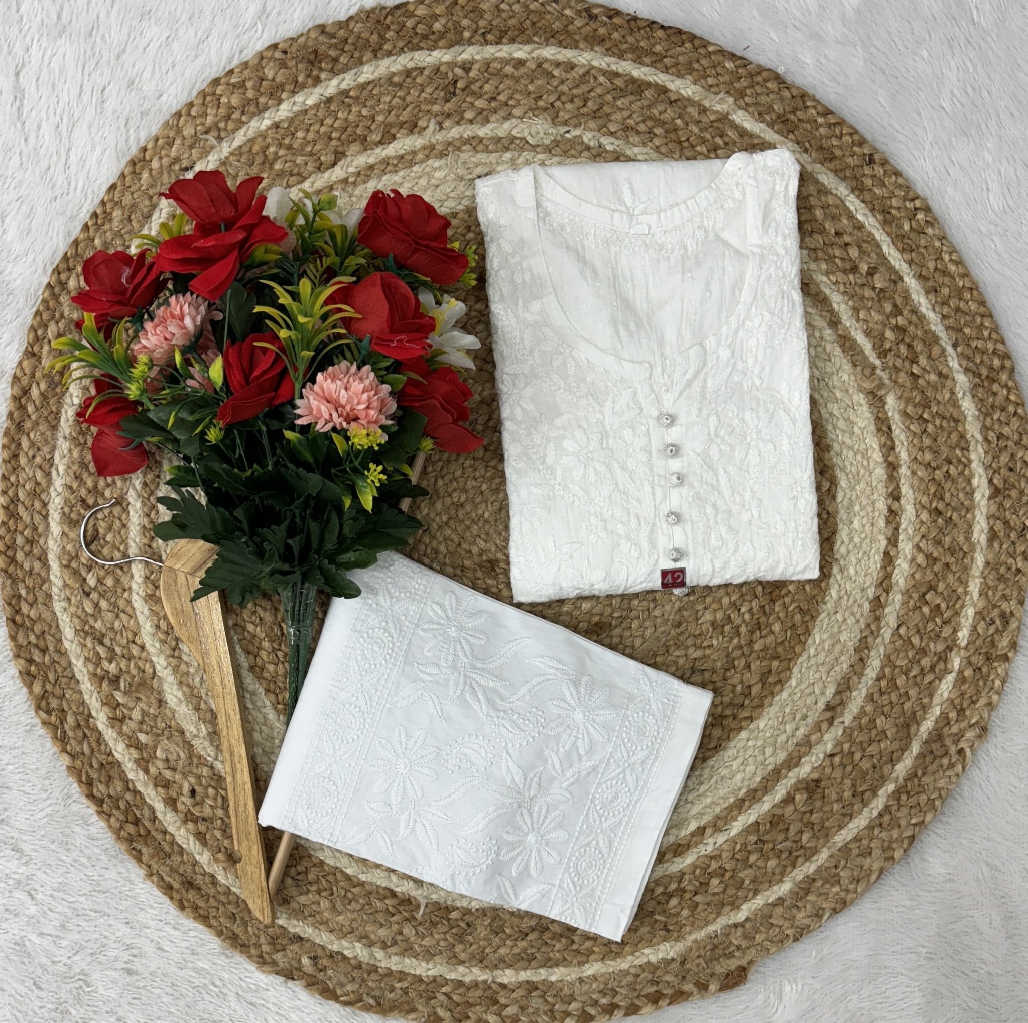 Finest Dobby cotton Dyeable Kurti - chikankariofficial