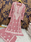 Finest quality intricate Hand Embroidery Rayon Combo - chikankariofficial