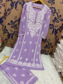 Finest quality intricate Hand Embroidery Rayon Combo - chikankariofficial