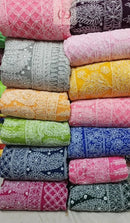 Full Jaal Georgette Saree All over Work Finest Finishing With Blouse - chikankariofficial