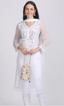 Gala buti Mirror Kurtis with inner - chikankariofficial