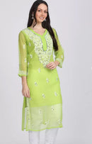 Gala buti Mirror Kurtis with inner - chikankariofficial