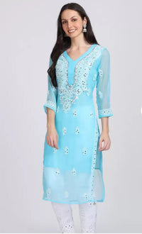Gala buti Mirror Kurtis with inner - chikankariofficial