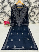 Gala buti Mirror Kurtis with inner - chikankariofficial