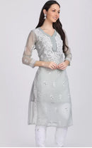 Gala buti Mirror Kurtis with inner - chikankariofficial