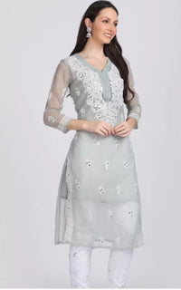 Gala buti Mirror Kurtis with inner - chikankariofficial