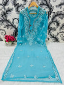 Gala buti Mirror Kurtis with inner - chikankariofficial