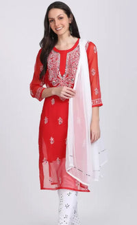Gala buti Mirror Kurtis with inner - chikankariofficial