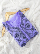 Georgette Timeless Chikankari In Nyra - chikankariofficial