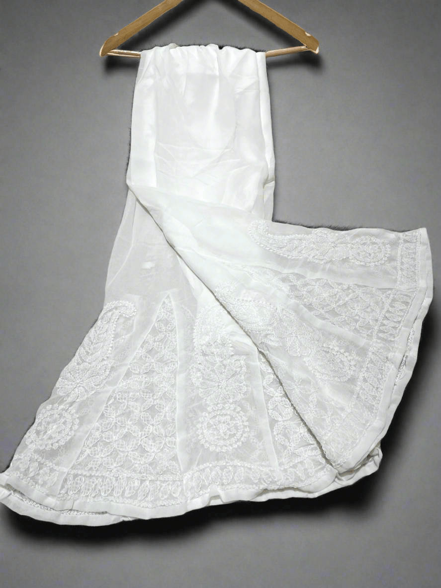 Georgette’s Sharara In chikankari - chikankariofficial