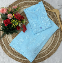 Ghas Patti Hand work dobby cotton combo - chikankariofficial