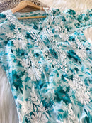 Ghaspatti Handwork Mul Kurti ( Neetu Special ) - chikankariofficial